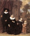 Retrato de familia Siglo de Oro holandés Frans Hals